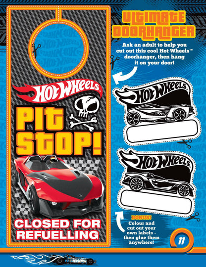 Dreamland Publications Hot Wheels Activity Book with Stickers: Children Interactive & Activity Book