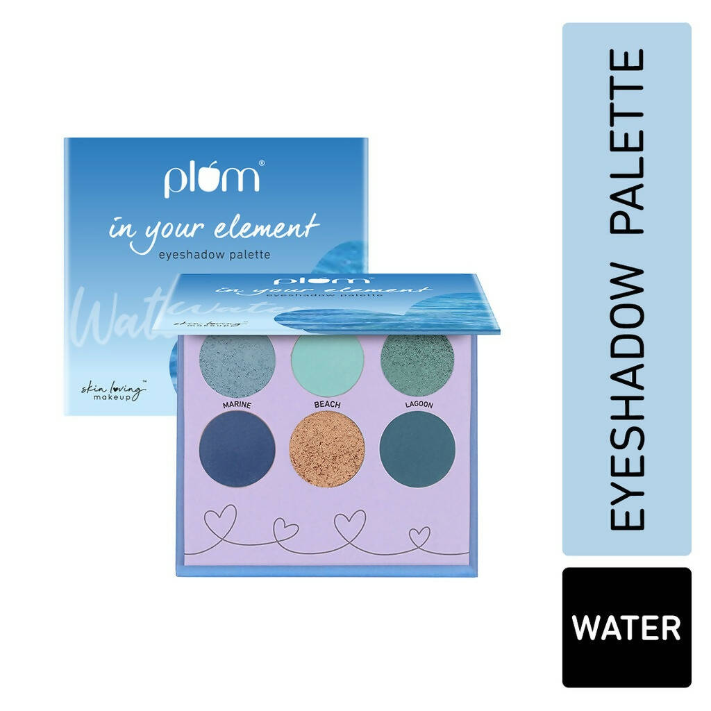 Plum In Your Element Eyeshadow Palette Easy to Blend 6-in-1 Palette 02 Water
