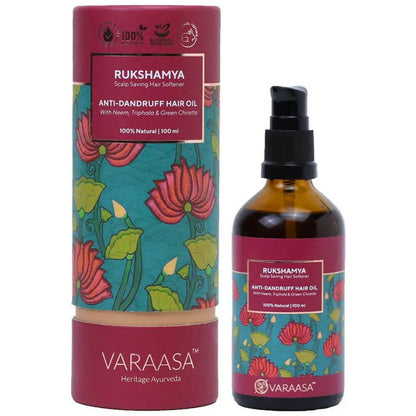 Varaasa Anti Dandruff Oil - Scalp Saving Hair Softener - Distacart