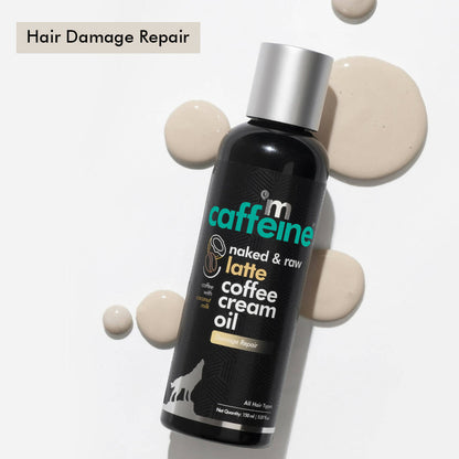 mCaffeine Naked & Raw Latte Coffee Scalp & Hair Cream Oil