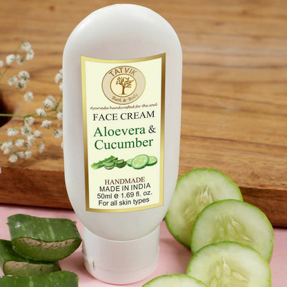 Tatvik Ayurveda Aloe Vera and Cucumber Face Cream