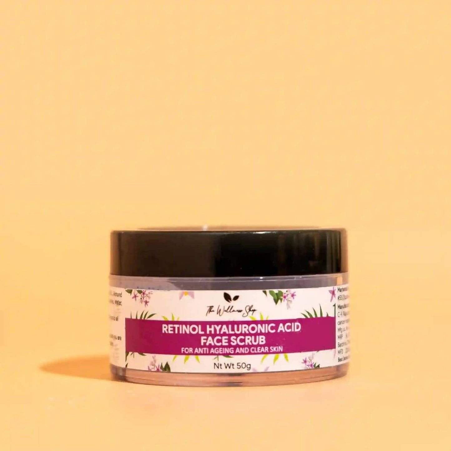 The Wellness Shop Retinol And Hyaluronic Acid Face Scrub