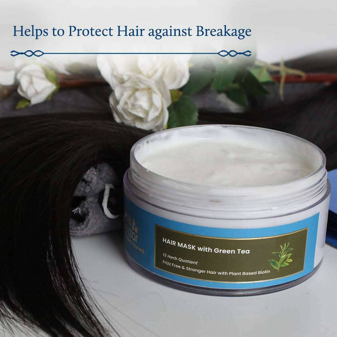 Blue Nectar Green Tea Hair Mask for Dry & Frizzy Hair