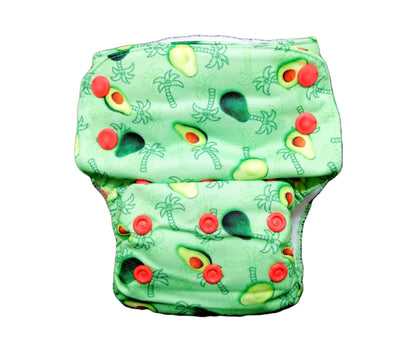 Kindermum Nano Aio Cloth Diaper With 2 Organic Cotton Inserts- Avo-cuddle For Kids