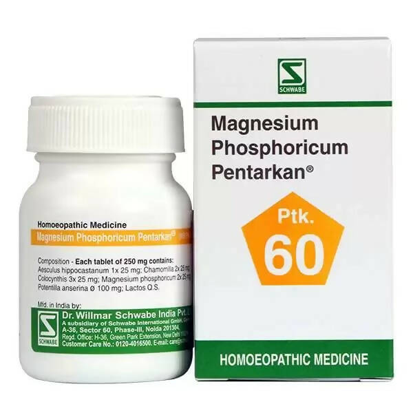 Dr. Willmar Schwabe India Magnesium Phosphoricum Pentarkan Ptk 60 Tablets