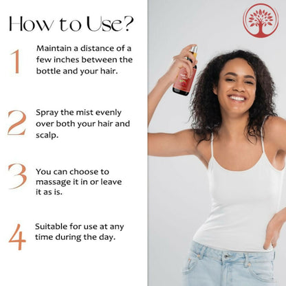 Ivory Natural Hair Fall Mist - Moisturize, And Rejuvenate For Thicker Hair For Both Men And Women