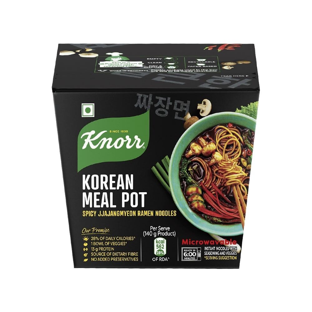 Knorr Korean Meal Pot Spicy Jjajangmyeon Ramen Noodles