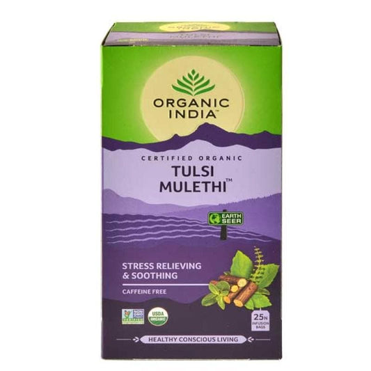 Organic India Tulsi Mulethi 25 Tea Bags