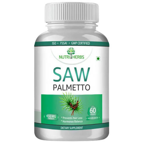 Nutriherbs Saw Palmetto 450mg Capsules - 60 Caps