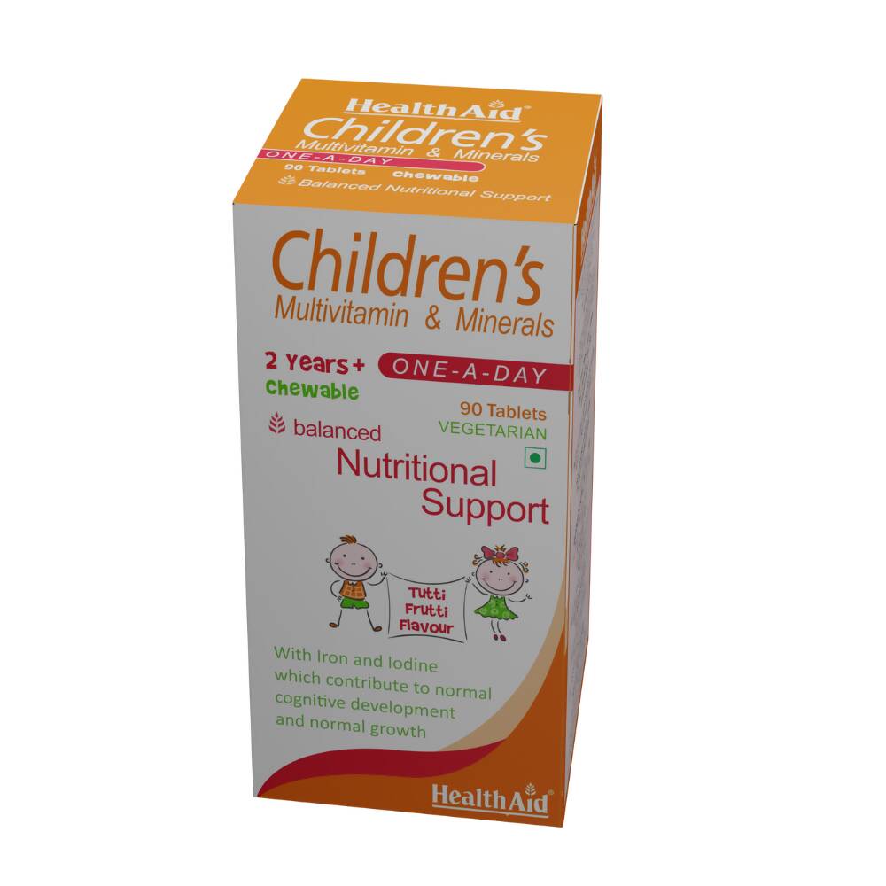 HealthAid Childrens MultiVitamin and Minerals Chewable Tablets