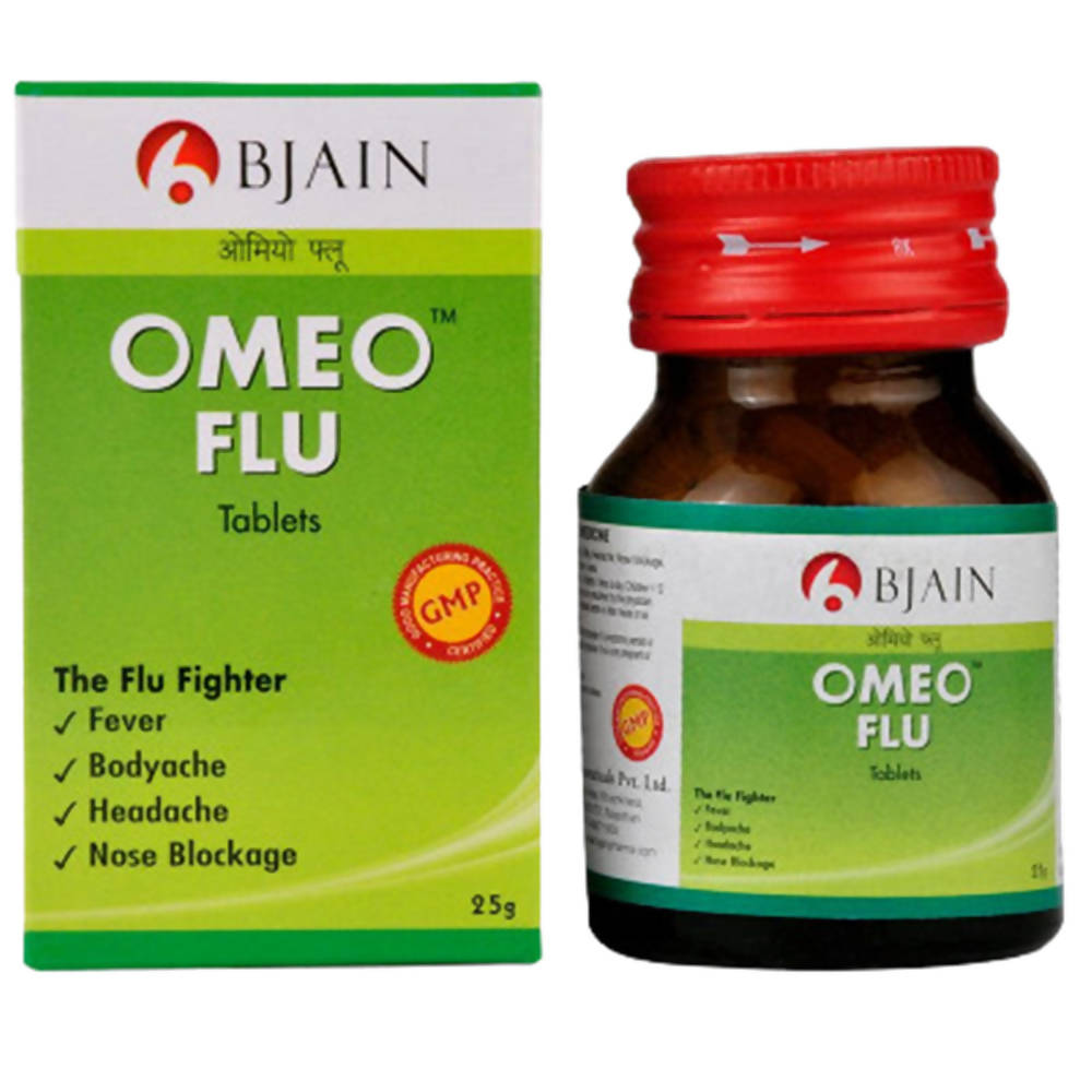 Bjain Homeopathy Omeo Flu Tablets - usa canada australia