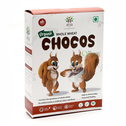 Arya Farm Organic Whole Wheat Chocos - BUDNE