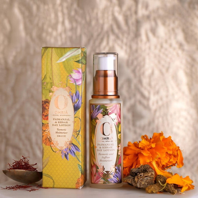 Ohria Ayurveda Turmeric & Saffron Moisturiser (Paimanjal & Kesar Day Lotion)