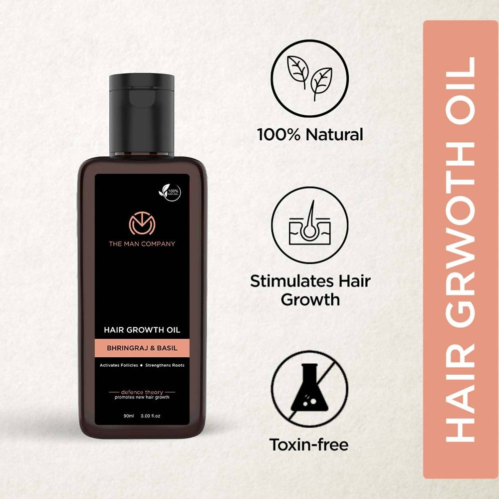 The Man Company Hair Growth Oil Bhringraj & Basil