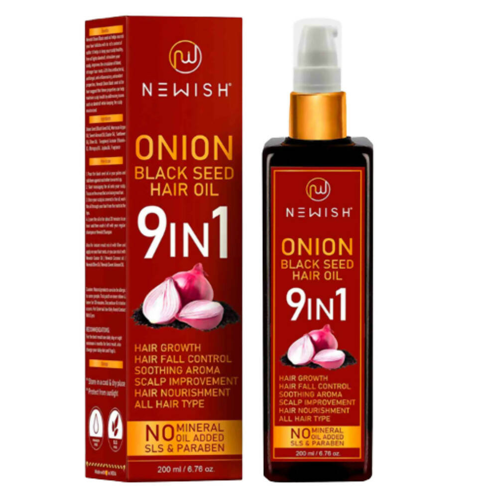 Newish Onion Black Seed Hair Oil - buy-in-usa-australia-canada