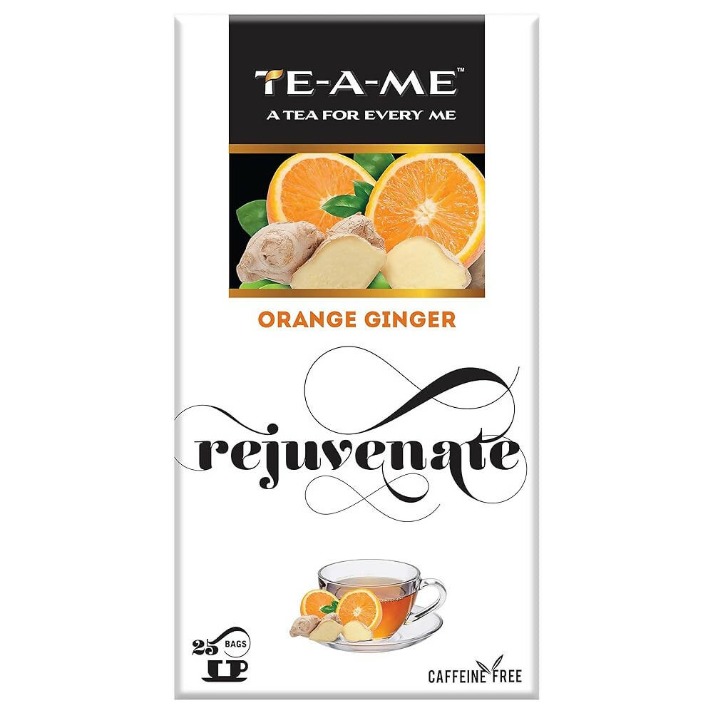 TE-A-ME Rejuvenate Orange Ginger Infusion Tea Bags - BUDNE