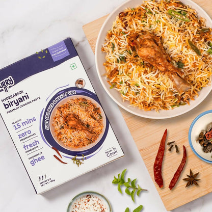 CURRYiT Instant Hyderabadi Biryani Premium Cooking Paste