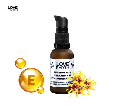 Love Earth Retinol 2.5% Vitamin E & Hyaluronic Acid ’??? Face Serum