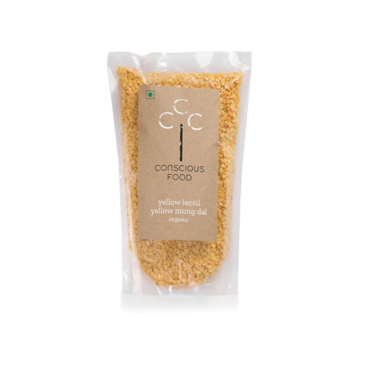 Conscious Food Yellow Lentil Mung Dal - 1KG