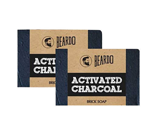 Beardo Activated Charcoal Brick Soap - BUDNE