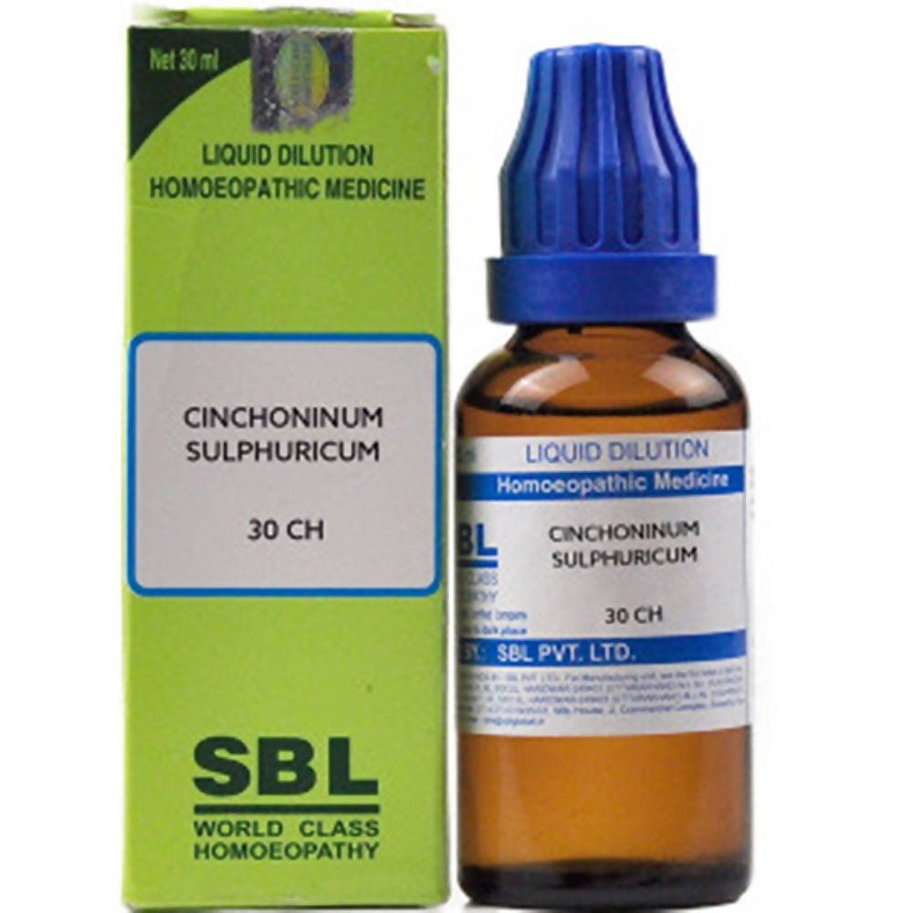 SBL Homeopathy Cinchoninum Sulphuricum Dilution 30 CH