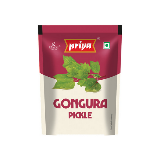 Priya Gongura Pickle with Garlic Sachet