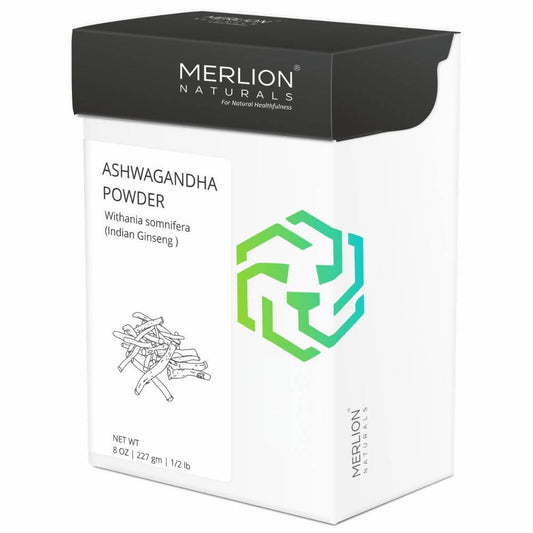 Merlion Naturals Organic Ashwagandha Powder - usa canada australia