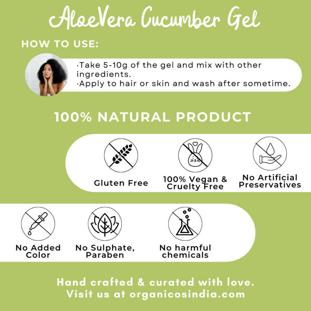 Organicos Aloevera Cucumber Gel