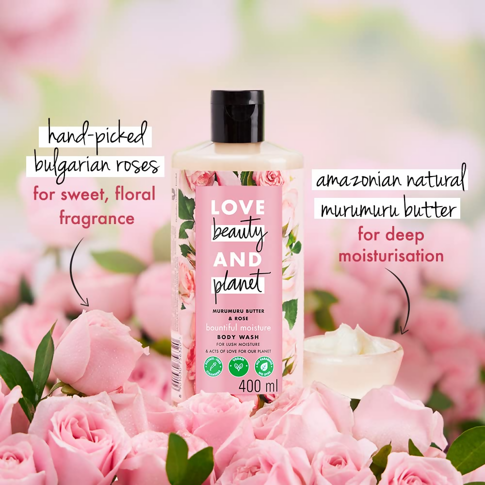 Love Beauty And Planet Murumuru Butter and Rose Body Wash