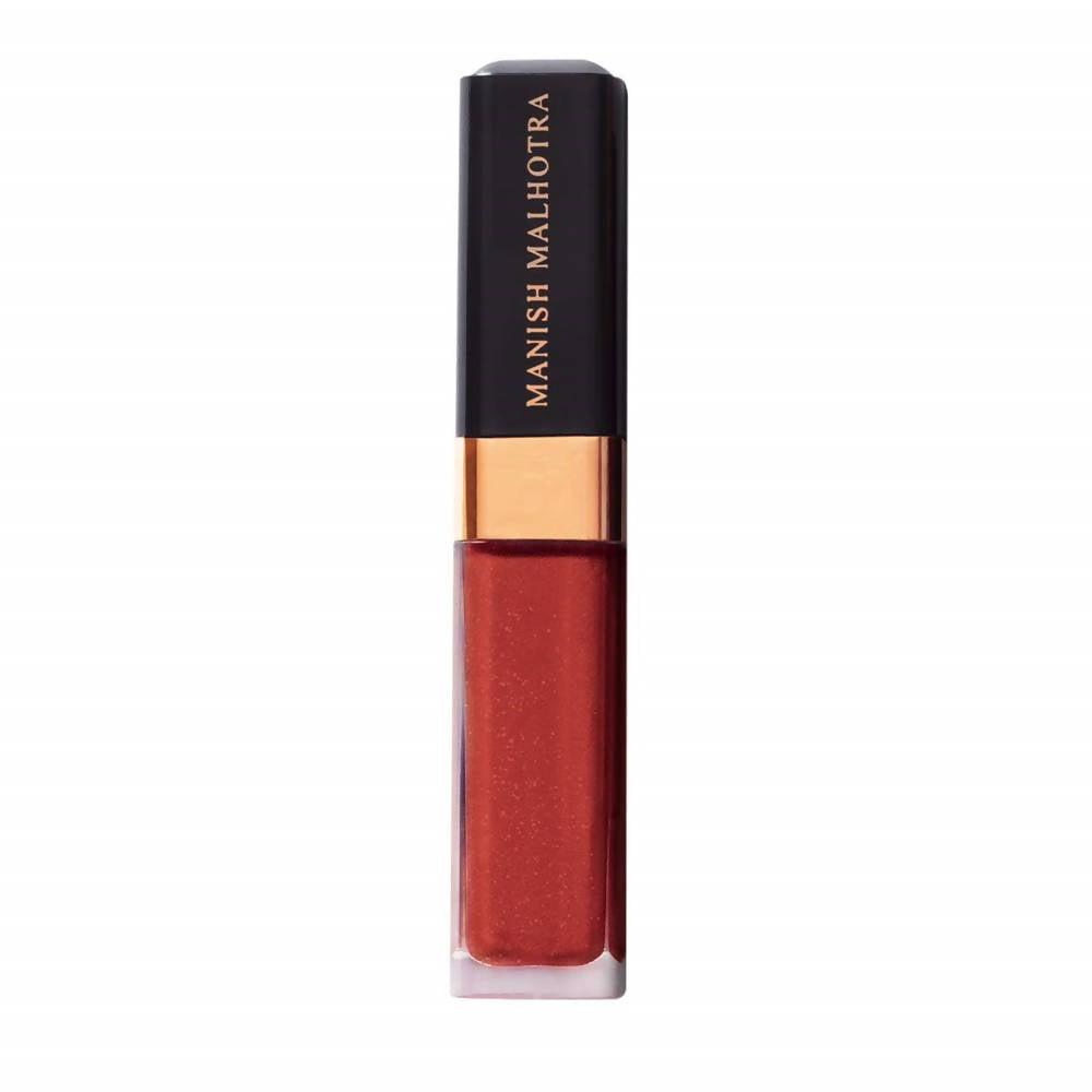 Manish Malhotra Hi-Shine Lip Gloss - Ravishing Red - BUDNE