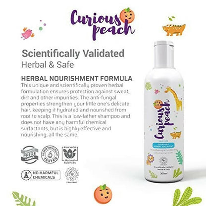 Curious Peach Everyday Herbal Shampoo