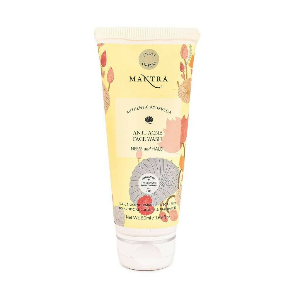 Mantra Herbal Neem and Haldi Anti-Acne Face Wash - BUDNE