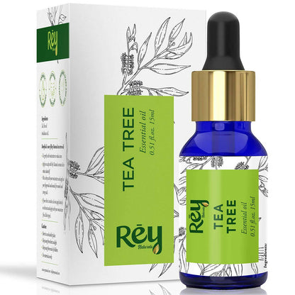 Rey Naturals Tea Tree Oil for Hair, Skin and Face Care - BUDNEN