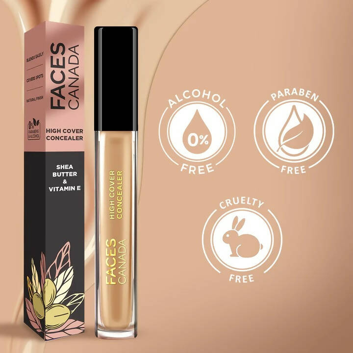 Faces Canada High Cover Concealer-Caramel Crunch 03