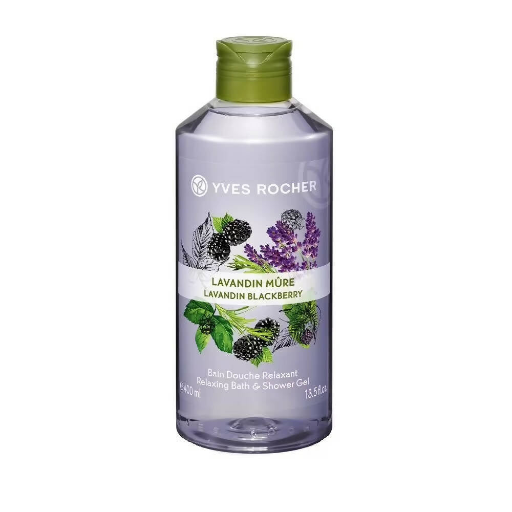 Yves Rocher Relaxing Bath & Shower Gel - Lavandin Blackberry - BUDEN