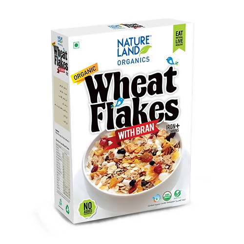 Nature Land Organics Wheat Flakes -  buy in usa 