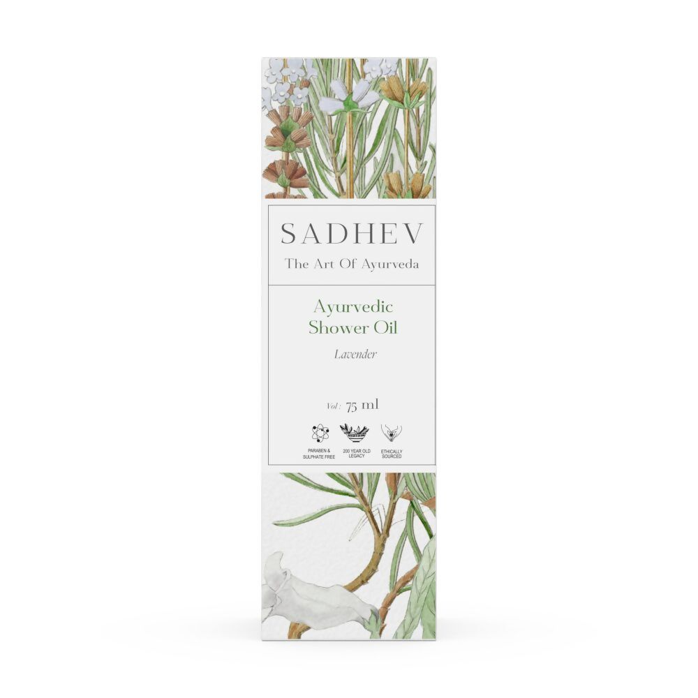 Sadhev Ayurvedic Lavender Shower Oil