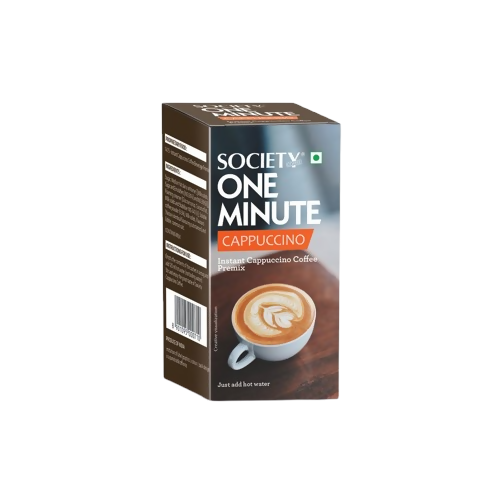 Society One Minute Cappuccino Coffee Premix - 100 Caps