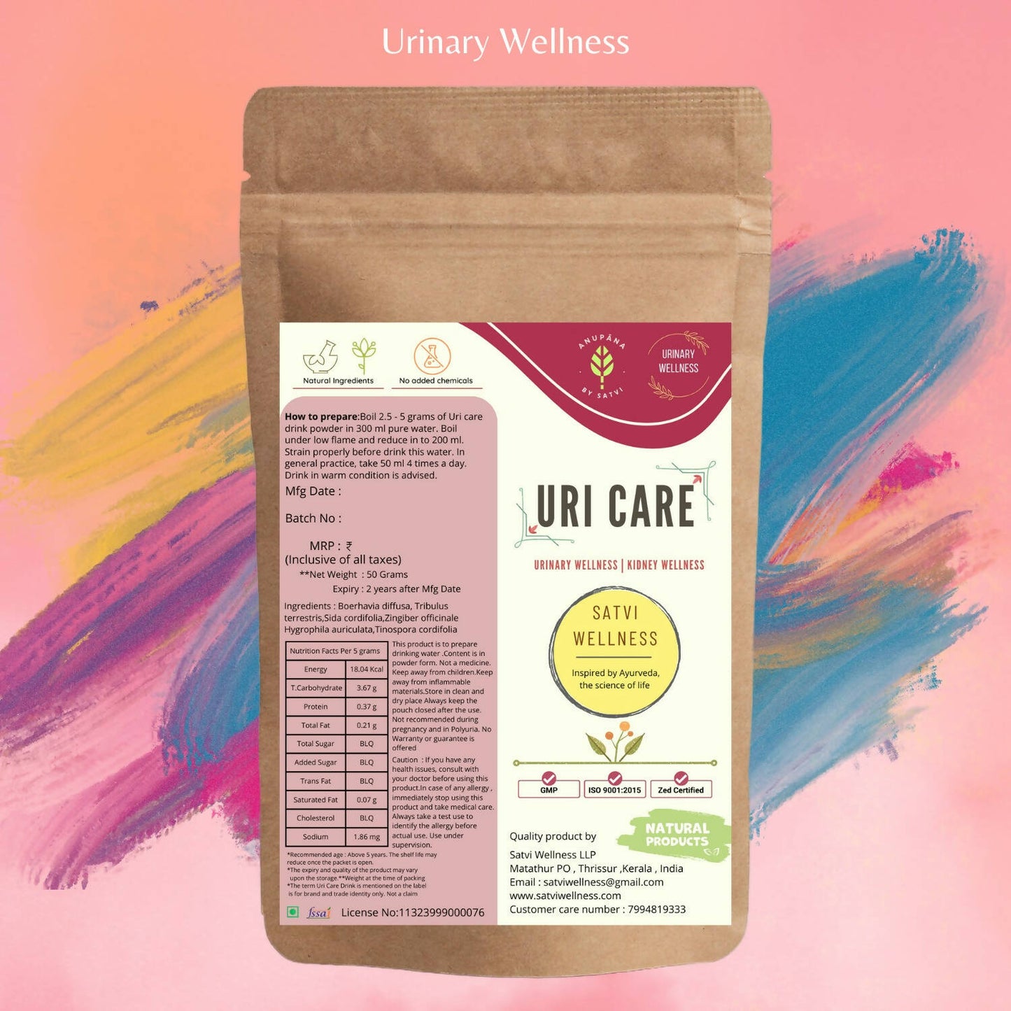 Satvi Wellness Uri Care - Urinary Wellness | Uric Acid Care