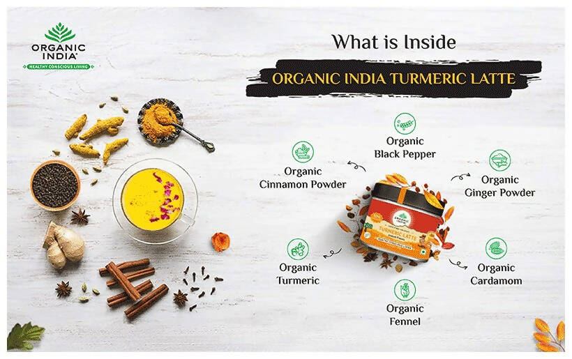 Organic India Turmeric Latte Instant Premix