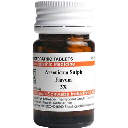 Dr. Willmar Schwabe India Arsenicum Sulph Flavum Trituration Tablets