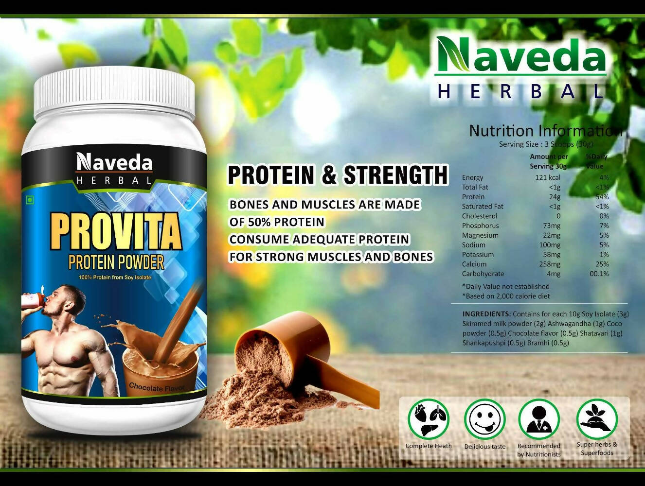 Naveda Herbal Provita Protein Powder