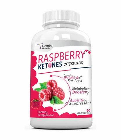 Ramini Bio Nutrition Raspberry Ketones 500mg Veg Capsules - BUDEN