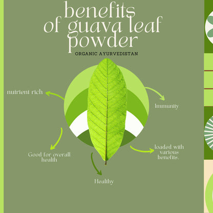 Organic Ayurvedistan Guava Leaves Powder