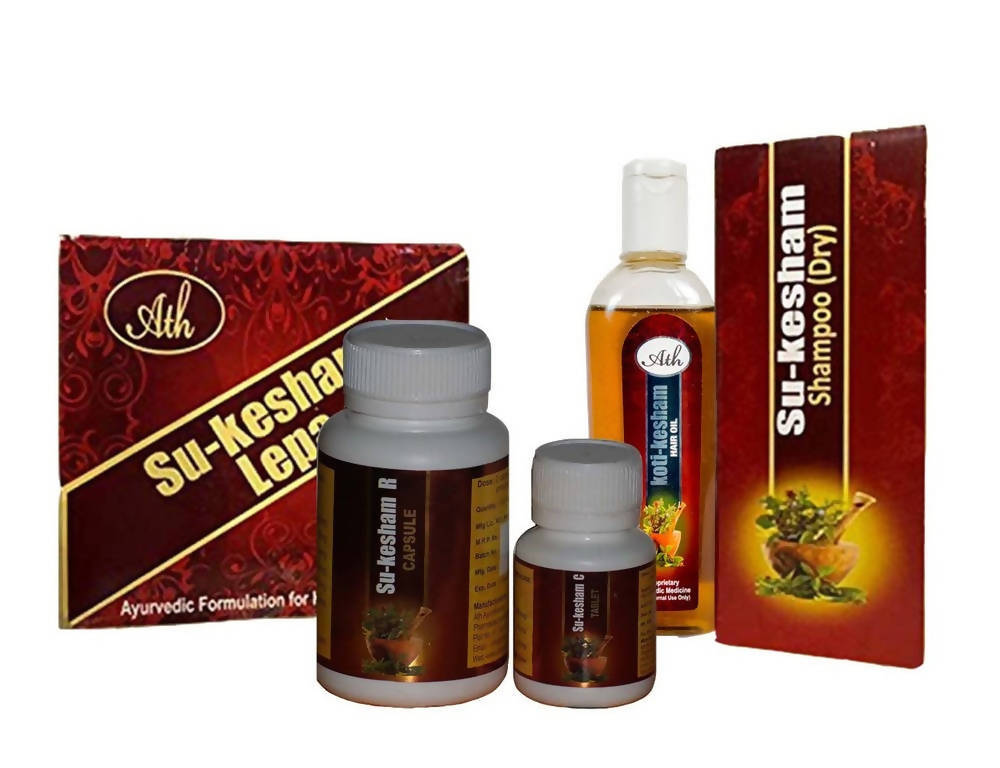 Ath Ayurdhamah Su-kesham Hair Care Kit