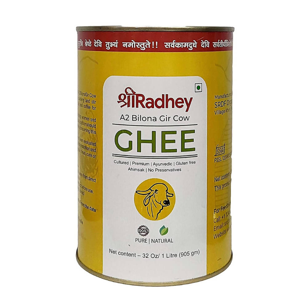 Shreeradhey A2 Bilona Gir Cow Ghee -  USA, Australia, Canada 