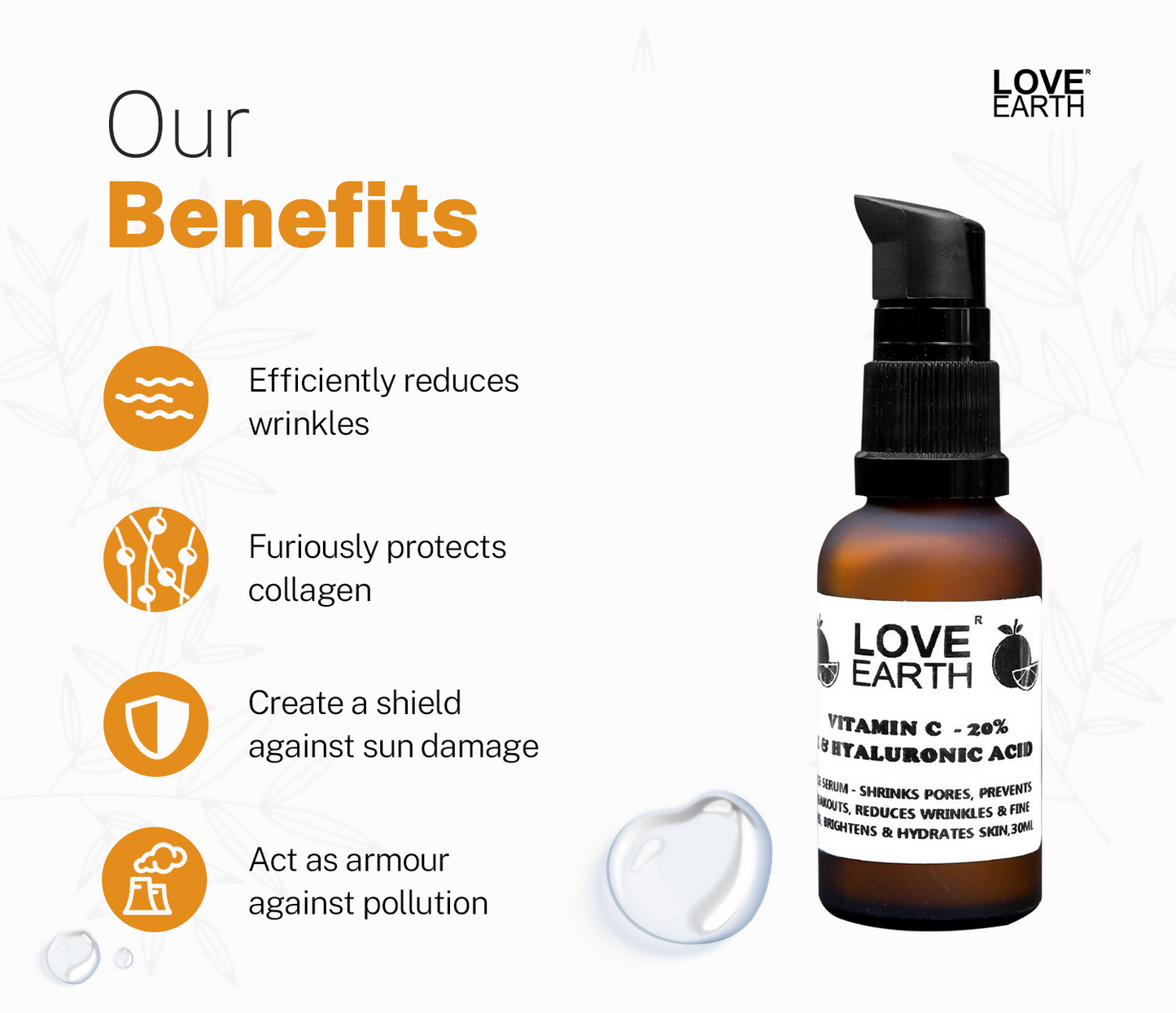 Love Earth Vitamin C 20%, E & Hydraulic Acid ??? Face Serum