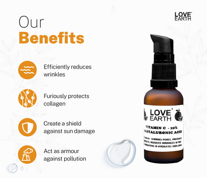 Love Earth Vitamin C 20%, E & Hydraulic Acid ??? Face Serum