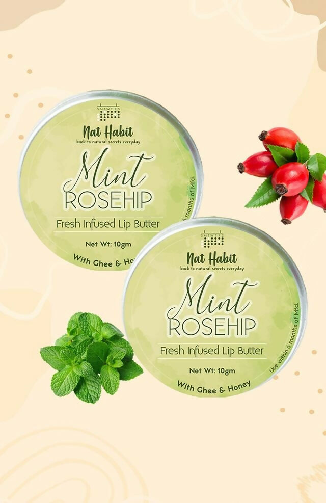 Nat Habit Mint Rosehip Lip Butter