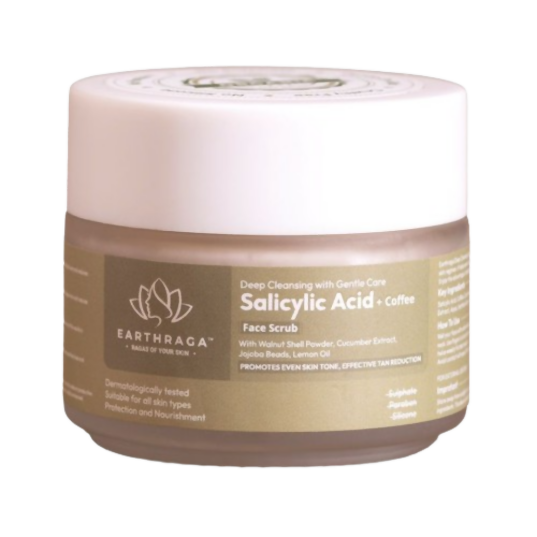 Earthraga Salicylic Acid And Coffee Face Scrub